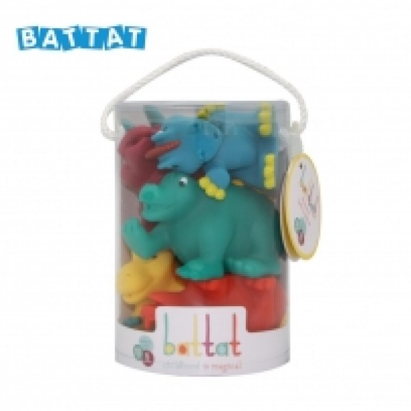 美國【B.Toys】感統玩具 Play Circle 系列 洗澡玩具-恐龍 BB5710J 