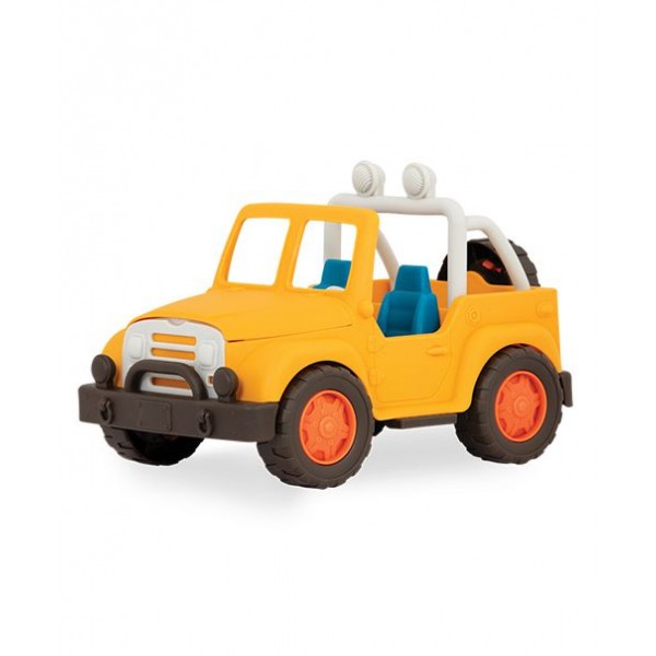 美國【B.Toys】感統玩具 battat-wonder wheels系列 搶風頭吉普車(黃) VE1013Z  缺貨中