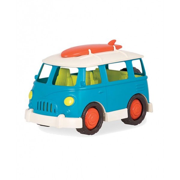 美國【B.Toys】感統玩具 battat-wonder wheels系列 去海邊衝浪胖卡 VE1014Z   