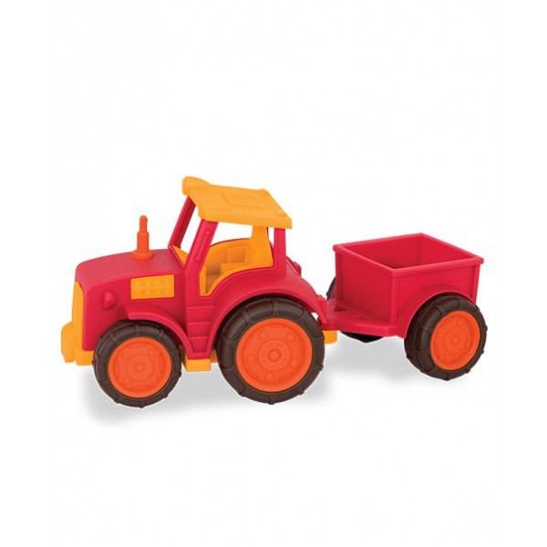 美國【B.Toys】感統玩具 battat-wonder wheels系列 跟屁蟲拖拉機 VE1018Z  